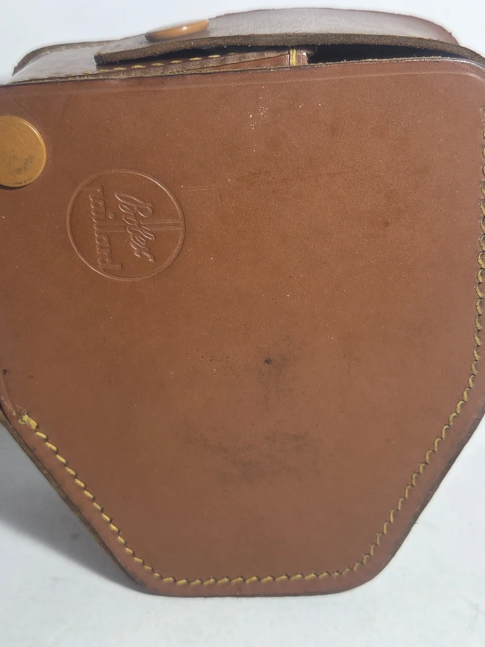Vintage Bolex Paillard Brown Leather Camera Case - Made in England